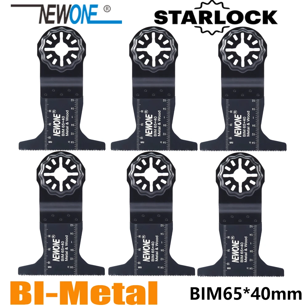 NEWONE Starlock bim65мм лезвия пилы подходят для осциллирующих инструментов резки дерева