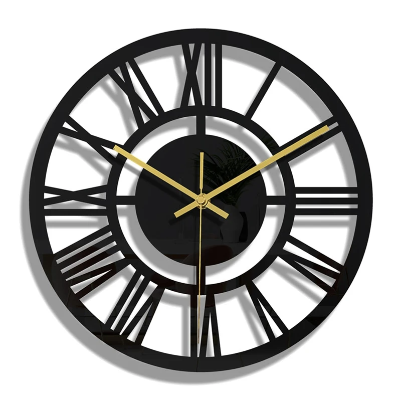 Roman Numerals Acrylic Wall Clock 11.8 Inch Non-Ticking Quartz Clocks Watch for Living Room Home Decorative
Roman Numerals Acrylic Wall Clock 11.8 Inch Non-Ticking Quartz Clocks Watch for Living Room Home Decorative