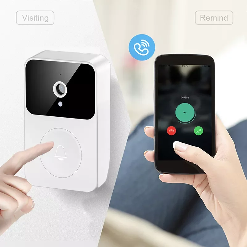 NEW Doorbell Waterproof Camera Visual Intercom Chime Night Vision IP WiFi Smart Door Bell Wireless Home Security Cam
NEW Doorbell Waterproof Camera Visual Intercom Chime Night Vision IP WiFi Smart Door Bell Wireless Home Security Cam