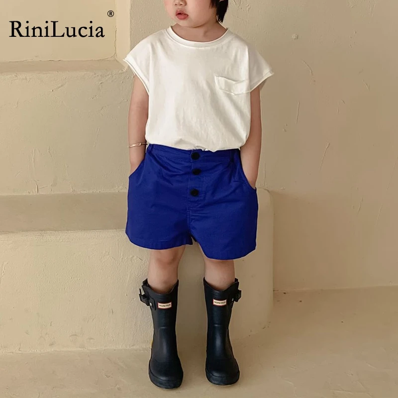 RiniLucia Summer Children Shorts Cotton Solid Button Elastic Waist Shorts For Boys Girls Fashion Casual Pants Korean Style
RiniLucia Summer Children Shorts Cotton Solid Button Elastic Waist Shorts For Boys Girls Fashion Casual Pants Korean Style