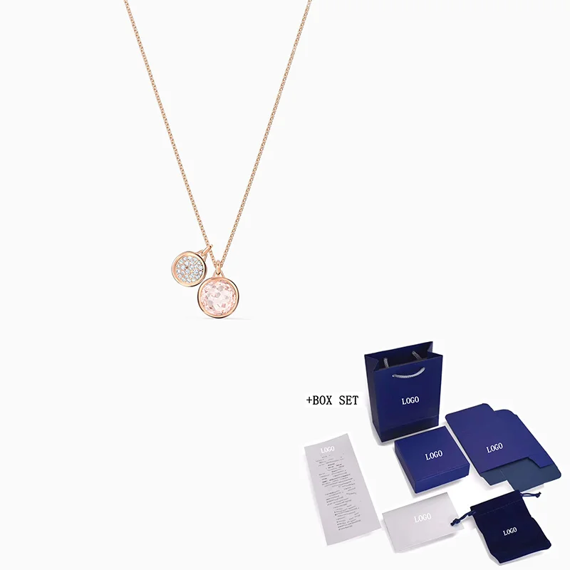 DOBLE Pendant Round Necklace SWA Original New Collection 2022 Decoration Female Fine Fashion Jewelry Gift For Women High Quality
DOBLE Pendant Round Necklace SWA Original New Collection 2022 Decoration Female Fine Fashion Jewelry Gift For Women High Quality