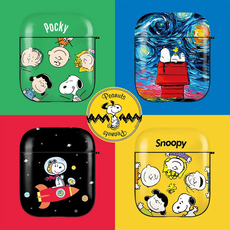 

Snoopy AirPods Protective Case Pro Charlie 1/2 Second Generation 3 Suitable for Apple Bluetooth Headset Silicone Soft Case