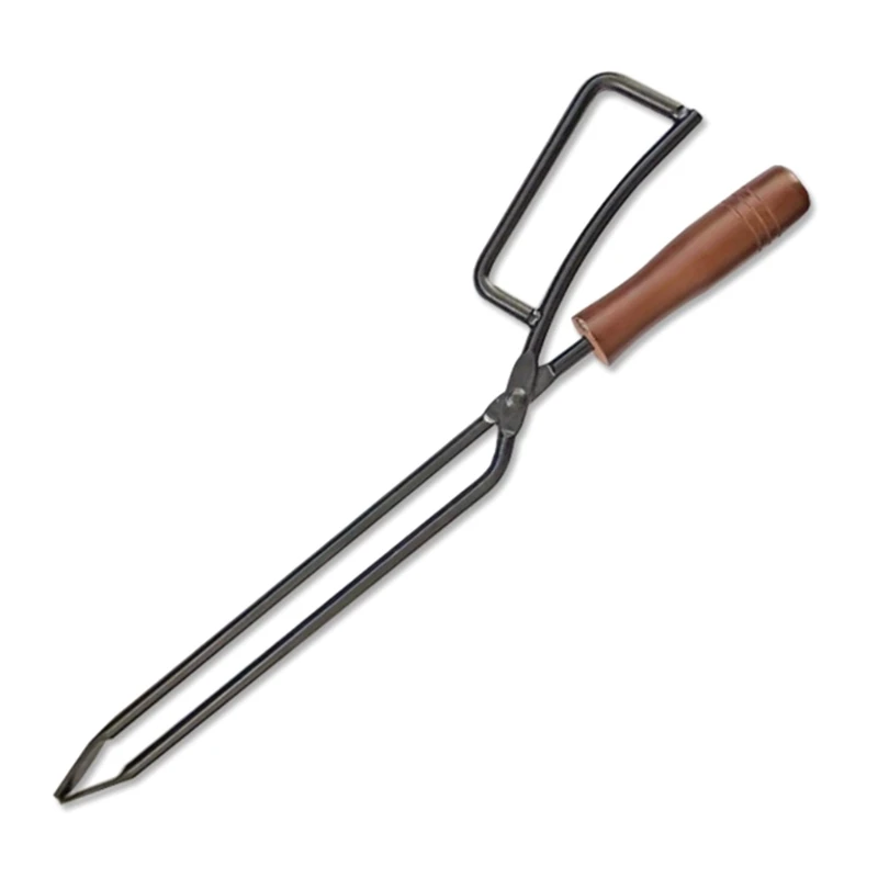 BBQ Camping Carbon Fire Clamps Non Hot Solid Wood Handle Simple Duckbill Tong
BBQ Camping Carbon Fire Clamps Non Hot Solid Wood Handle Simple Duckbill Tong
