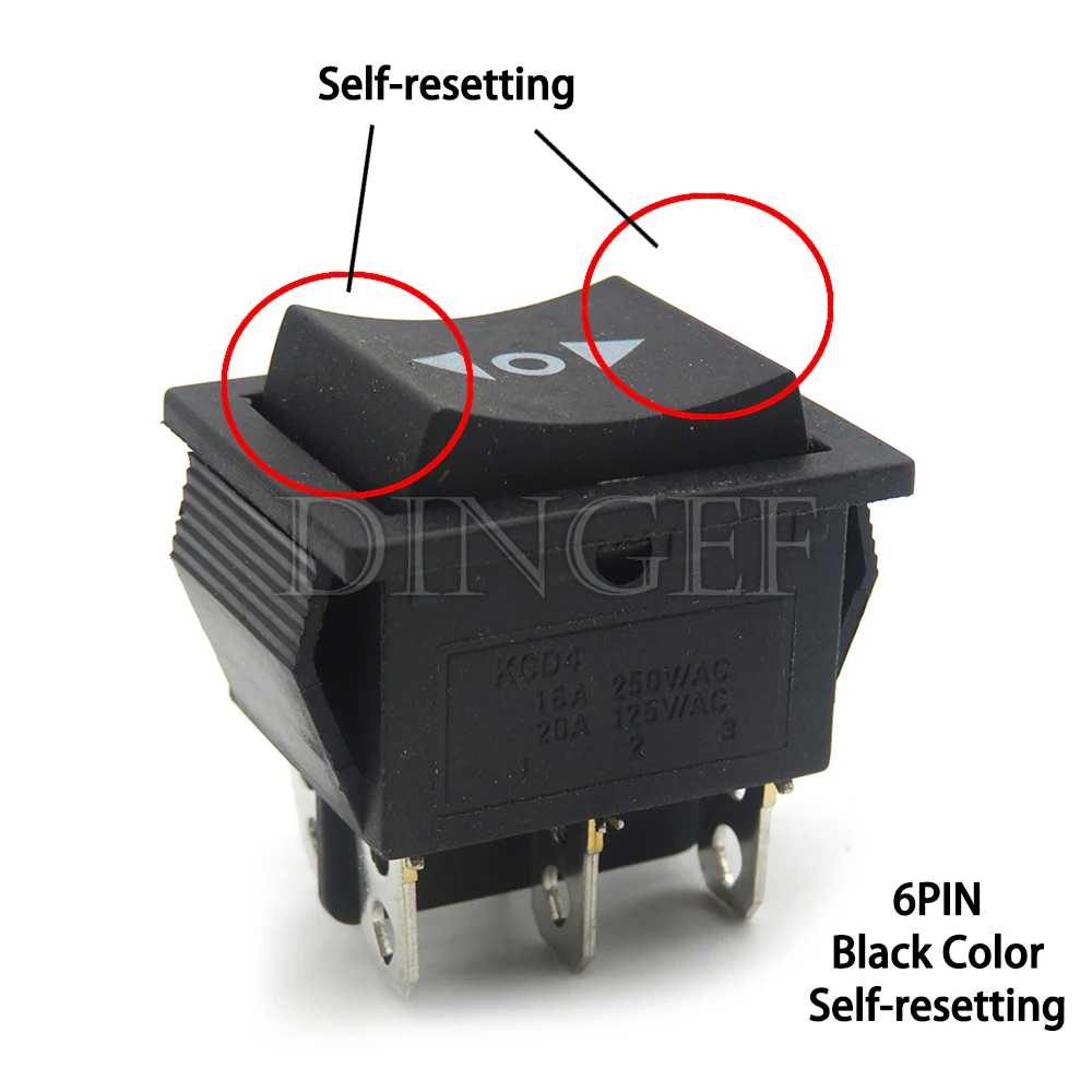Кулисный переключатель DNIGEF KCD4 2/3-позиционный с подсветкой 
Кулисный переключатель DNIGEF KCD4 2/3-позиционный с подсветкой