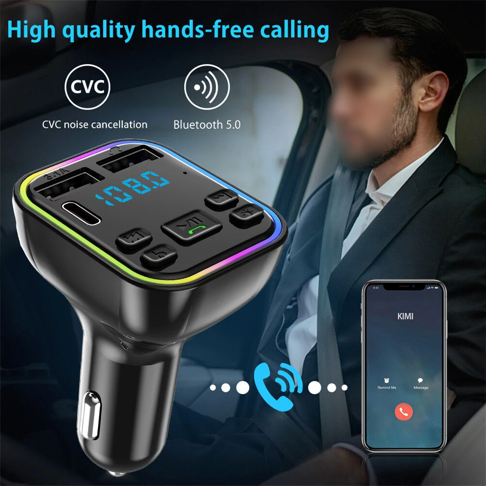 Brand New Bluetooth Transmitter Car FM Transmitter PD Small And Exquisite Support Bluetooth 2 USB Suitable For All Cars
Brand New Bluetooth Transmitter Car FM Transmitter PD Small And Exquisite Support Bluetooth 2 USB Suitable For All Cars