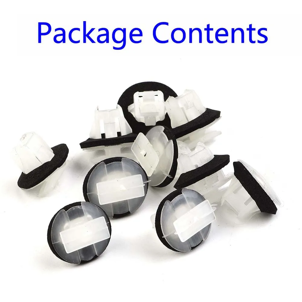 10pcs Set Clips For Honda Moulding Plastic Side Sill Trim White & Black New Parts Pratical Replacement Useful Accessories
10pcs Set Clips For Honda Moulding Plastic Side Sill Trim White & Black New Parts Pratical Replacement Useful Accessories