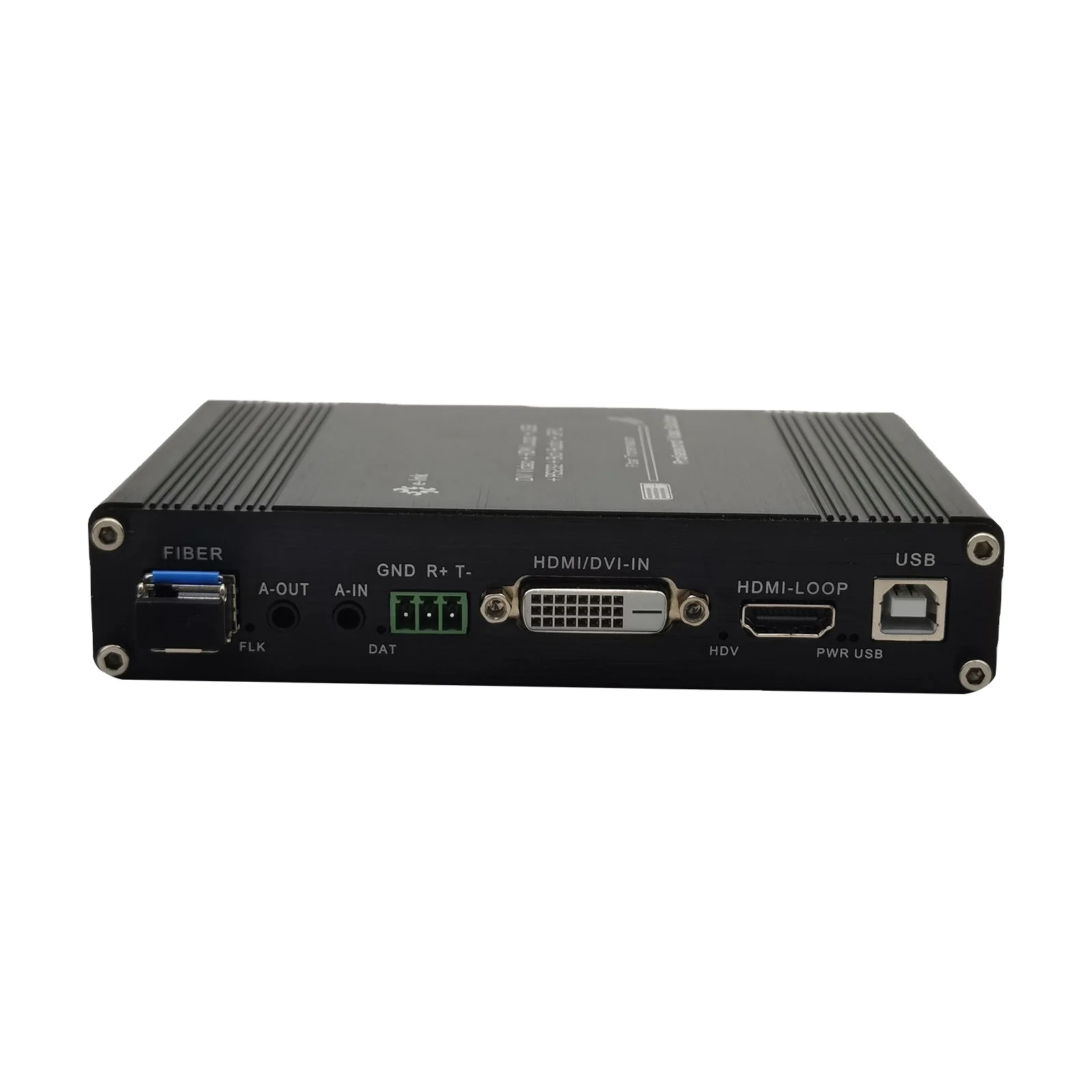 Fiber Optical Converter 1Ch 1080P DVI + 1Ch USB KVM + 1Ch RS232 + 1Ch Bidi Stereo Audio + 1Ch GPIO over Fiber Extender
Fiber Optical Converter 1Ch 1080P DVI + 1Ch USB KVM + 1Ch RS232 + 1Ch Bidi Stereo Audio + 1Ch GPIO over Fiber Extender