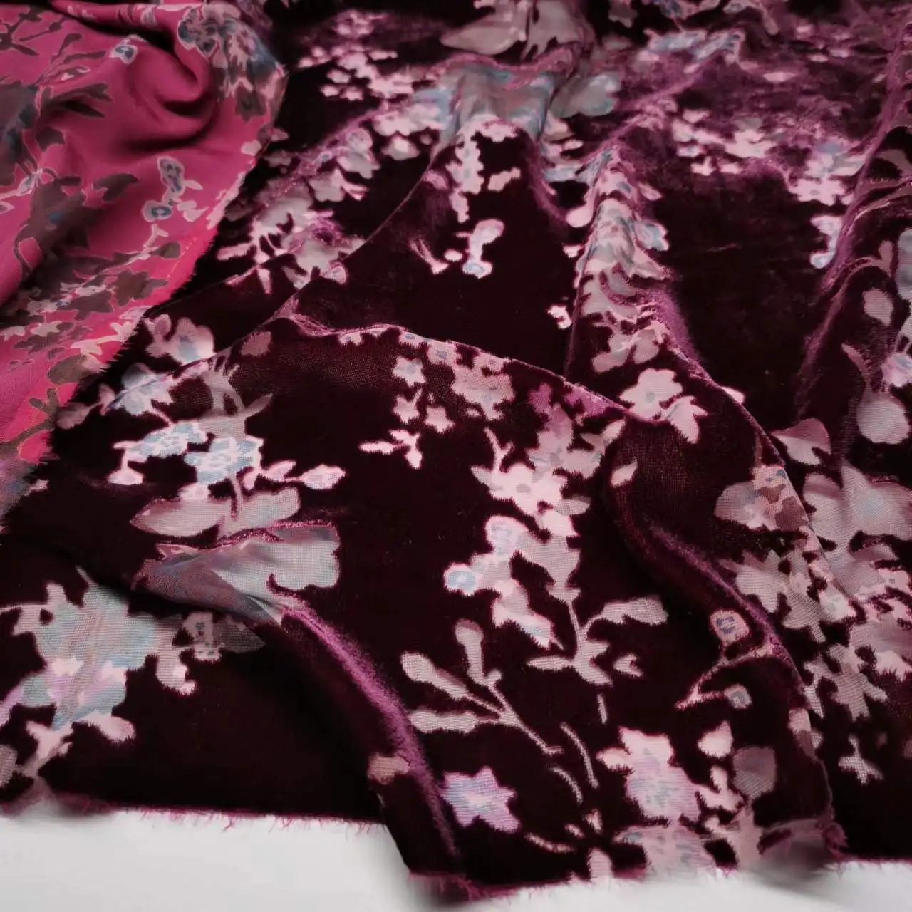 Qualified Gown Dress Soft Fabric Velvet Burn Out Shirt Fabric Wedding Dress Decoration 1 Yard
Qualified Gown Dress Soft Fabric Velvet Burn Out Shirt Fabric Wedding Dress Decoration 1 Yard