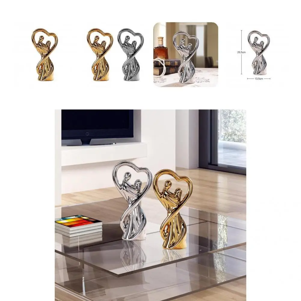 2 Colors Fashion Unique Design Couples Sculpture Porcelain Couples Ornament Comfortable Touch for Desktop
2 Colors Fashion Unique Design Couples Sculpture Porcelain Couples Ornament Comfortable Touch for Desktop