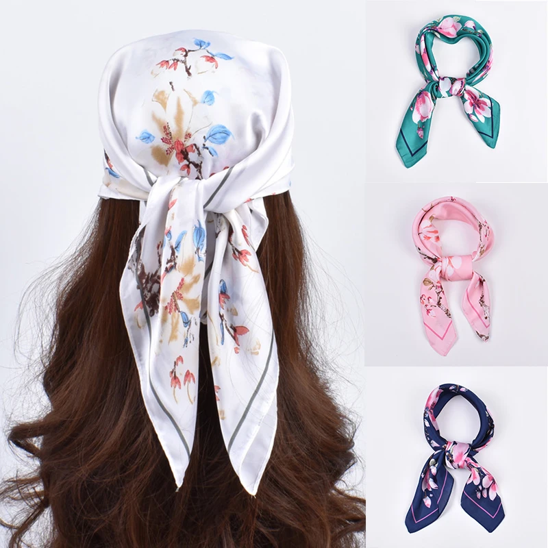 70cm Silk Feeling Scarf Flower Print Neck Hair Scarves Peach Blossom Satin Silk Scarf Bandana Shawl Wraps Luxury Hijab
70cm Silk Feeling Scarf Flower Print Neck Hair Scarves Peach Blossom Satin Silk Scarf Bandana Shawl Wraps Luxury Hijab