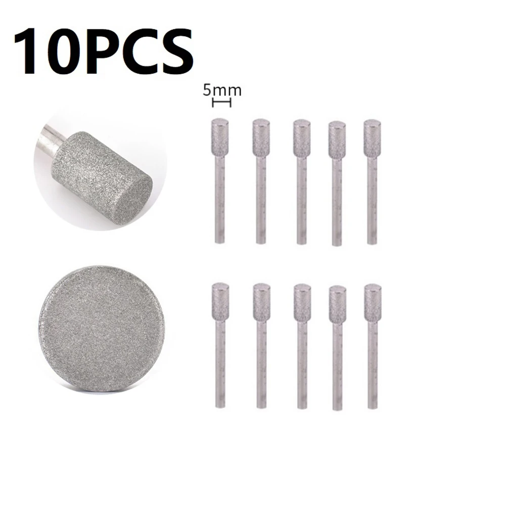 10PCS Cylinder Diamond Grinding Head Burr Drill Bit Set For Carving Engraving Drilling 4-12mm Power Polishing Rotary Tools
10PCS Cylinder Diamond Grinding Head Burr Drill Bit Set For Carving Engraving Drilling 4-12mm Power Polishing Rotary Tools