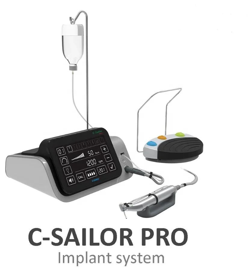 COXOs tooth implant motor machine surgical unit LED touch panel with 20:1 contra angle handpiece / tooth implantology system
COXOs tooth implant motor machine surgical unit LED touch panel with 20:1 contra angle handpiece / tooth implantology system