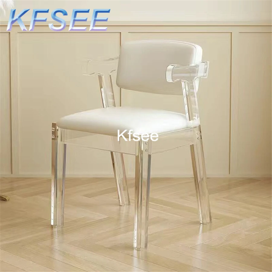 Роскошный акриловый стул для макияжа Prodgf 1 шт. в комплекте обеденный Kfsee - купить