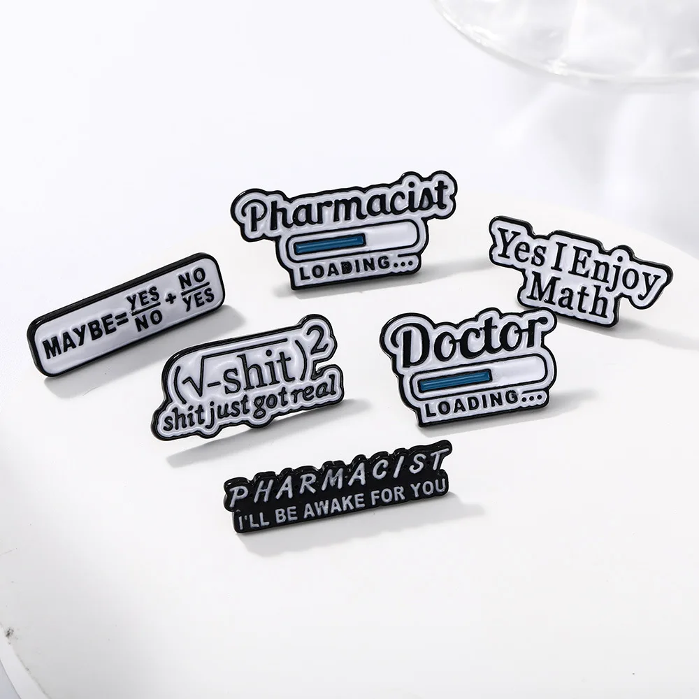 Enjoy Math Enamel Pins Fun Formula Brooches Lapel Badges Fashion Jewelry Gifts for Students Friend Wholesale Pin
Enjoy Math Enamel Pins Fun Formula Brooches Lapel Badges Fashion Jewelry Gifts for Students Friend Wholesale Pin