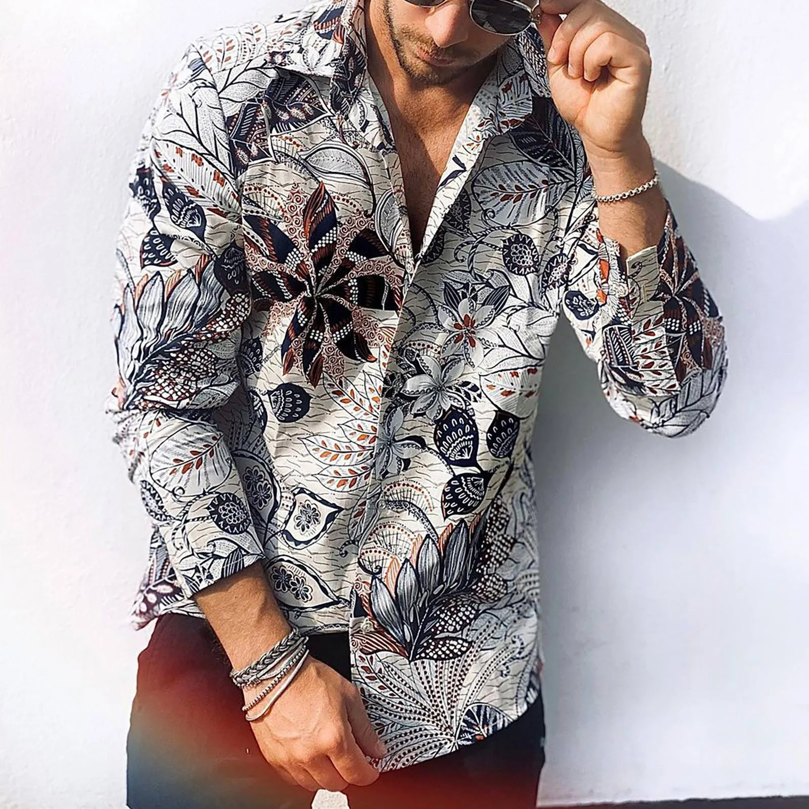 Fashion Men's Spring Autumn Long Sleeve Shirts Button Up Turn Down Collar Digital Printed Shirts For Men Outwear ropa hombre
Fashion Men's Spring Autumn Long Sleeve Shirts Button Up Turn Down Collar Digital Printed Shirts For Men Outwear ropa hombre