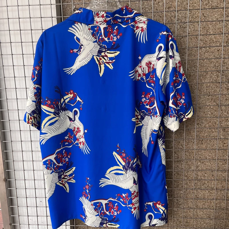 New CASABLANCA Suit Crane Pattern Shirt Hawaiian Beach Short Sleeve Loose Casual Casablanca Shorts Unisex High Quality T-shirt
New CASABLANCA Suit Crane Pattern Shirt Hawaiian Beach Short Sleeve Loose Casual Casablanca Shorts Unisex High Quality T-shirt