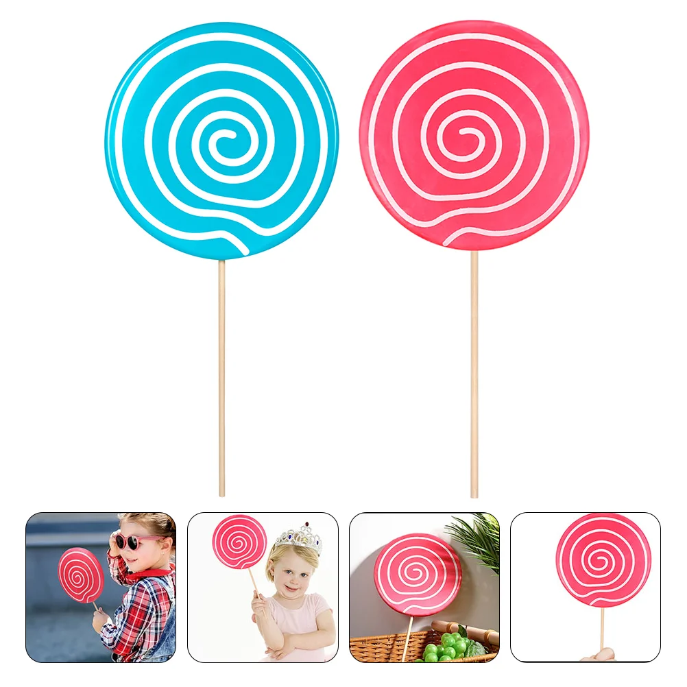 2 Pcs Lollipop Props Decorative Photo Fake Food Simulation Rounded Decorate Model
2 Pcs Lollipop Props Decorative Photo Fake Food Simulation Rounded Decorate Model