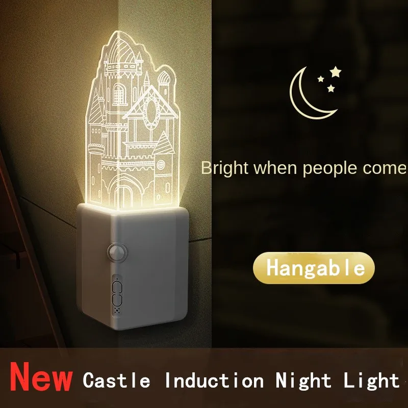 Magnetic Wall Corner Induction Night Lamp Castle Wall Decoration Atmosphere Lamp USB Rechargeable Bedroom Corridor Lamp
Magnetic Wall Corner Induction Night Lamp Castle Wall Decoration Atmosphere Lamp USB Rechargeable Bedroom Corridor Lamp
