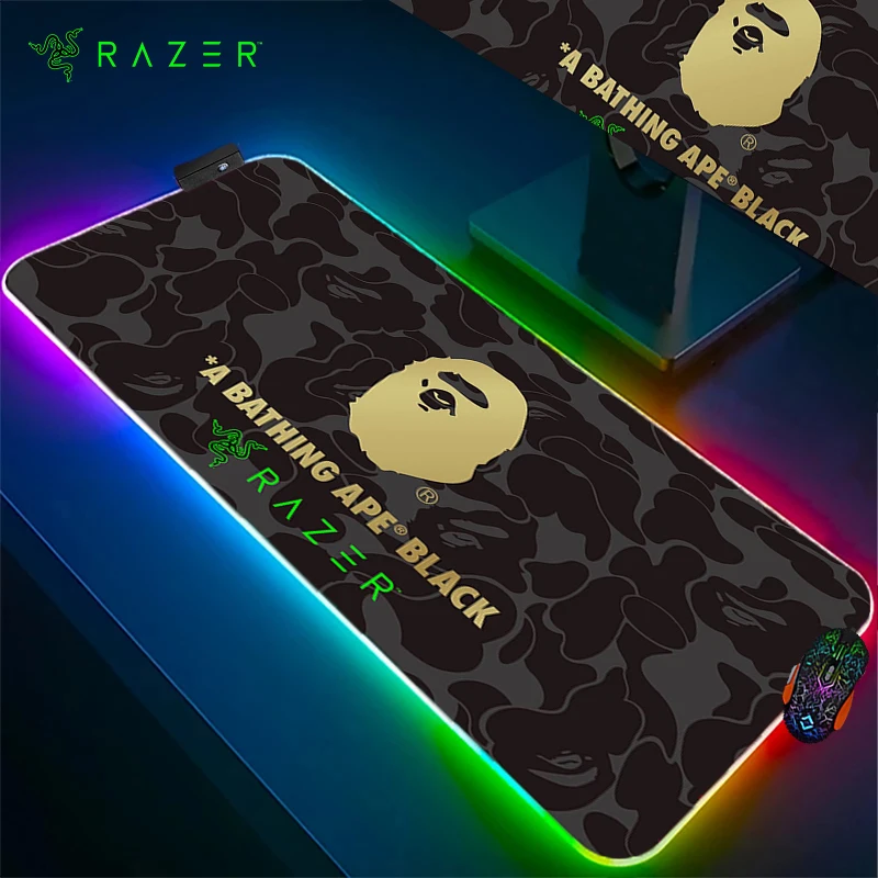 Goliathus Razer x BAPE A Bathing Ape Mouse Pad Rgb Desktop Mat Gamers Accessories XXL Mousepad Gaming Rug Led Deskmat Table Pads 
Goliathus Razer x BAPE A Bathing Ape Mouse Pad Rgb Desktop Mat Gamers Accessories XXL Mousepad Gaming Rug Led Deskmat Table Pads