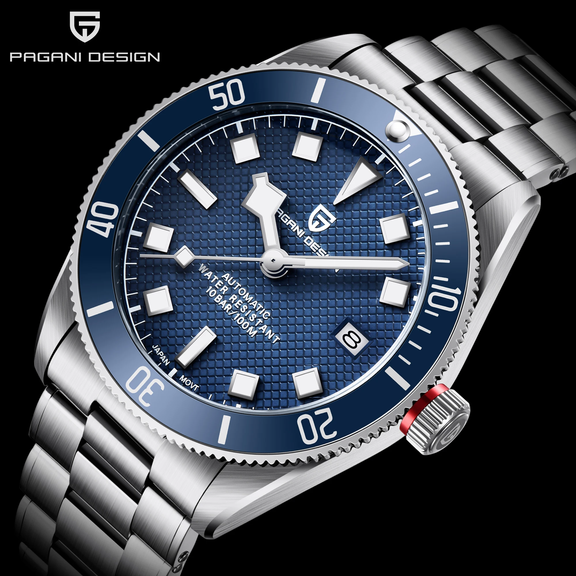 PAGANI DESIGN New 2022 Automatic Mechanical Men's Watch 100M Water Resistant NH35 BB58
PAGANI DESIGN New 2022 Automatic Mechanical Men's Watch 100M Water Resistant NH35 BB58