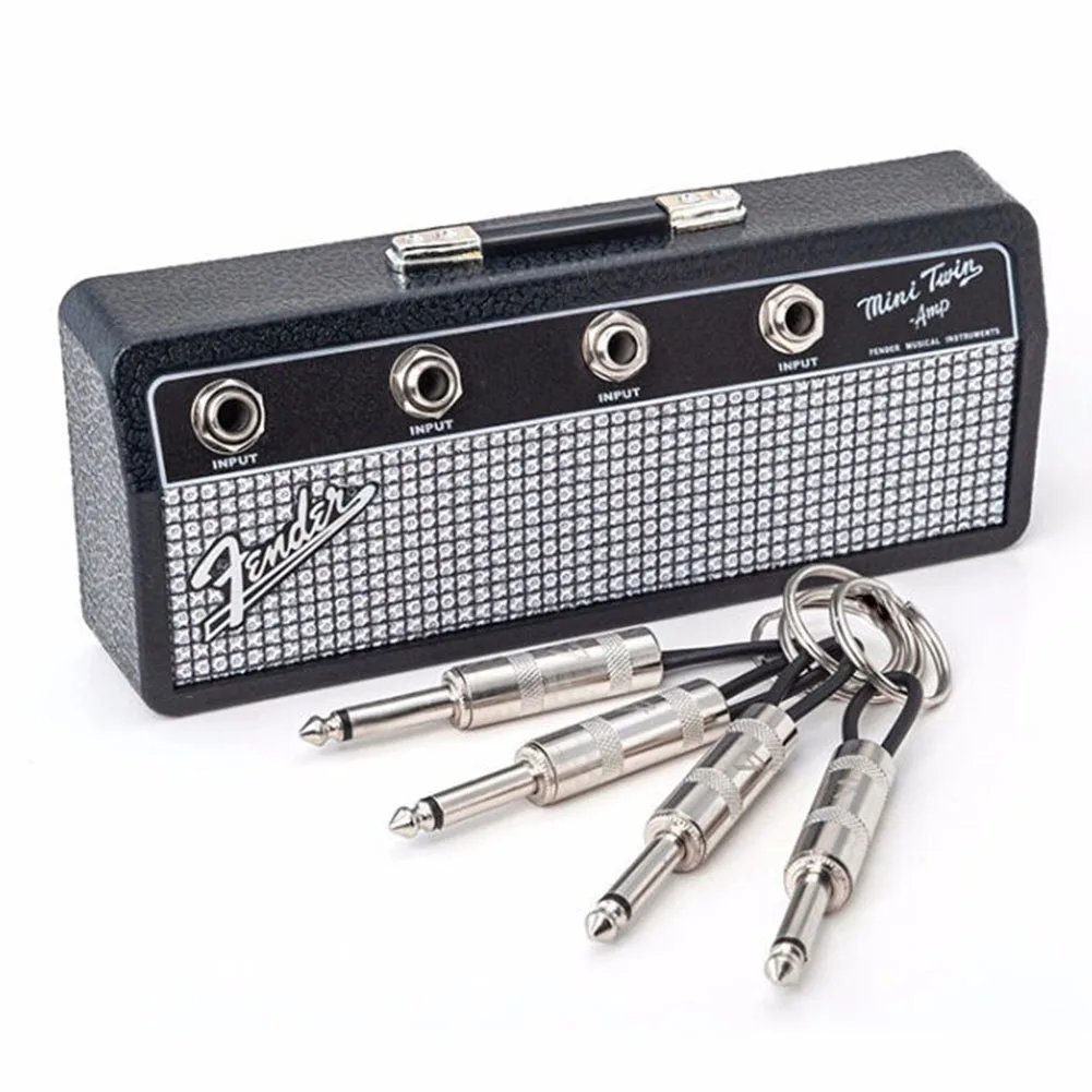 Brand New Key Base Decoration 21.5*9*4.5cm Black Creative Storage Box Gift Key Base Guitar Speaker Style Keychain
Brand New Key Base Decoration 21.5*9*4.5cm Black Creative Storage Box Gift Key Base Guitar Speaker Style Keychain