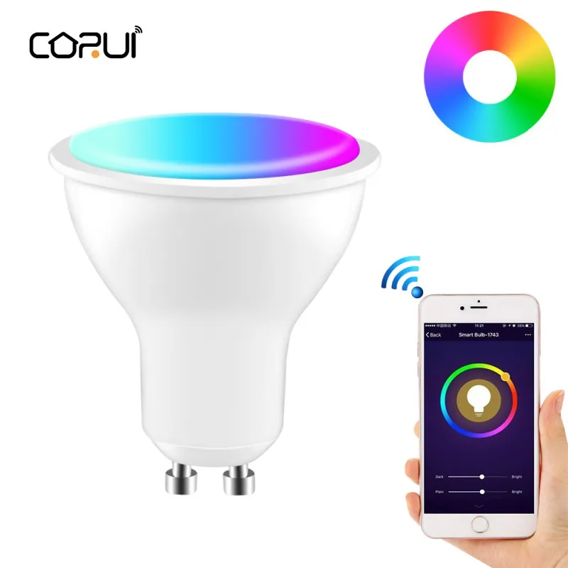 Умная лампа Corui GU10, прожектор RGB CCT, музыкальная игра, светодиодная лампа с регулируемой яркостью, голосовое управление, работа с Alexa Google Home
Умная лампа Corui GU10, прожектор RGB CCT, музыкальная игра, светодиодная лампа с регулируемой яркостью, голосовое управление, работа с Alexa Google Home