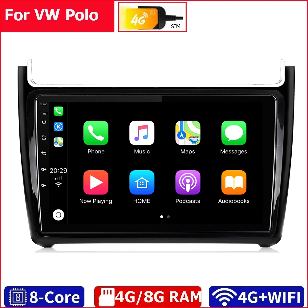 Car Multimedia Player Head Unit Android 10.0 For VW Polo Sedan 2008-2020 With Radio Gps 2Din 2 Din Carplay Auto Wifi+4G Network
Car Multimedia Player Head Unit Android 10.0 For VW Polo Sedan 2008-2020 With Radio Gps 2Din 2 Din Carplay Auto Wifi+4G Network