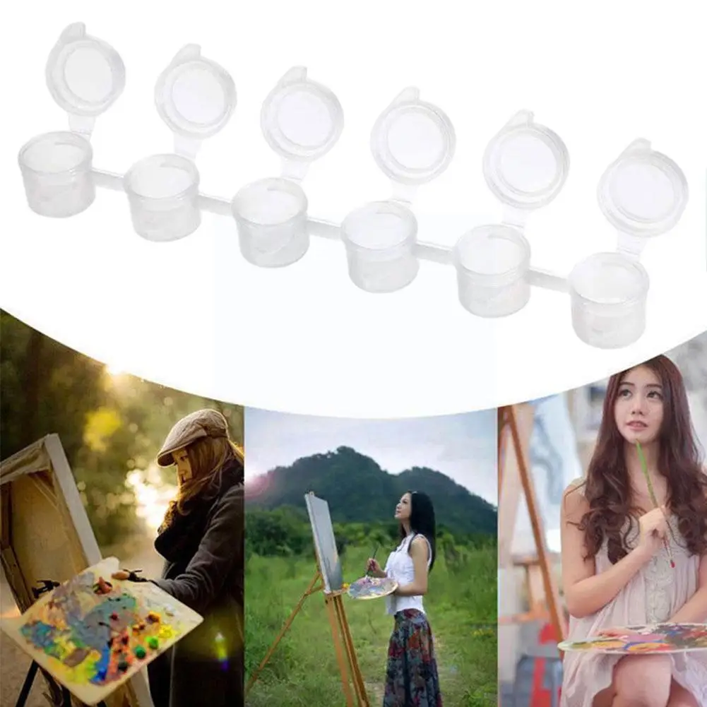 5pcs 6 Joint 3ml Pigment Container Box Empty Paint Storage Crafts Pod Plastic Box Palette Arts Tool Watercolor Strips Drawi T5h9
5pcs 6 Joint 3ml Pigment Container Box Empty Paint Storage Crafts Pod Plastic Box Palette Arts Tool Watercolor Strips Drawi T5h9