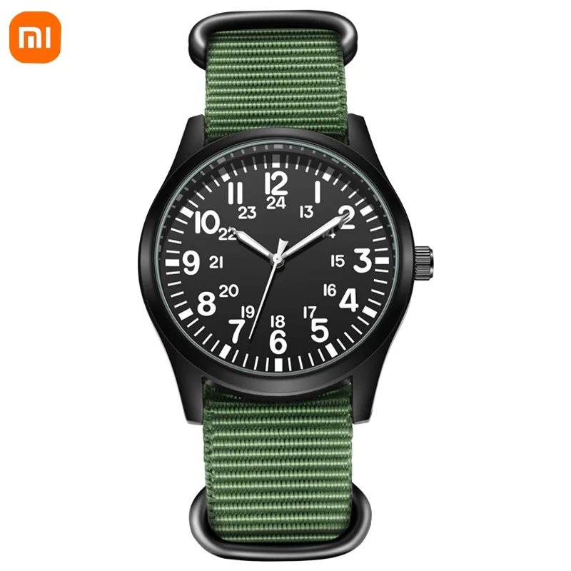 XIAOMI Air Force Men Watch Nylon Strap Sport Outdoor Clock 24H Display Quartz Wristwatch Relogio Masculino
XIAOMI Air Force Men Watch Nylon Strap Sport Outdoor Clock 24H Display Quartz Wristwatch Relogio Masculino
