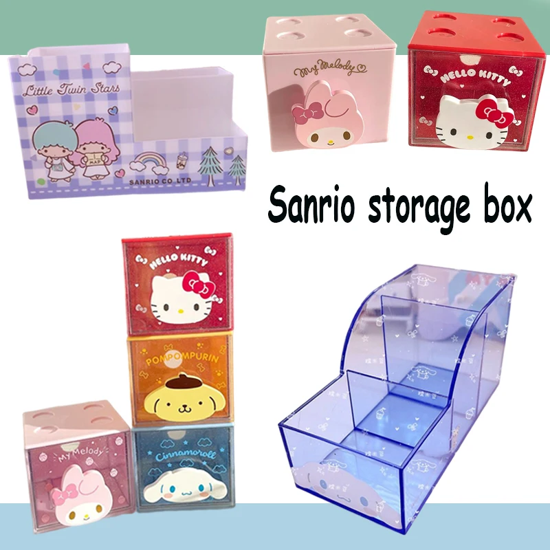 Sanrio Kawaii Hello Kitty держатель для ручек Kuromi Cinnamoroll школьница канцелярские принадлежности коробка для хранения косметики мультяшная стойка офисн...
Sanrio Kawaii Hello Kitty держатель для ручек Kuromi Cinnamoroll школьница канцелярские принадлежности коробка для хранения косметики мультяшная стойка офисн...