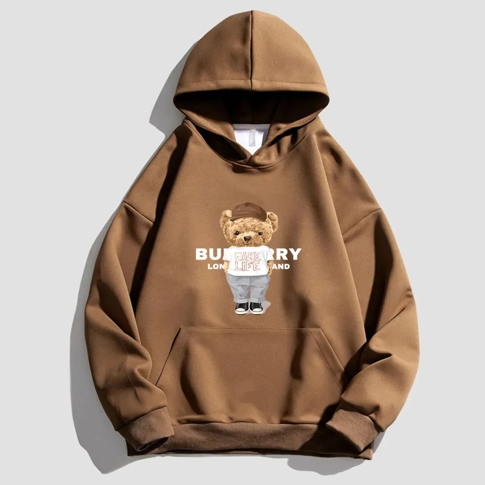 Luxury Brand Designer Hoodies For Men\Woman Cotton Fleece Pullover Cartoon Bear Letter Printed Fleece Loose Sweatshirt Fashion
Luxury Brand Designer Hoodies For Men\Woman Cotton Fleece Pullover Cartoon Bear Letter Printed Fleece Loose Sweatshirt Fashion