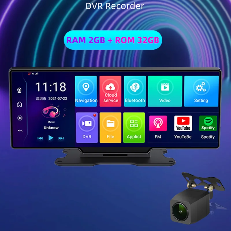 Latest 10.26 Inch Dash Cam 8 Core 2G+32GB WiFi Bluetooth Car DVR ADAS GPS 24h Park Monitor Rearview Mirror Camera Video Recorder
Latest 10.26 Inch Dash Cam 8 Core 2G+32GB WiFi Bluetooth Car DVR ADAS GPS 24h Park Monitor Rearview Mirror Camera Video Recorder