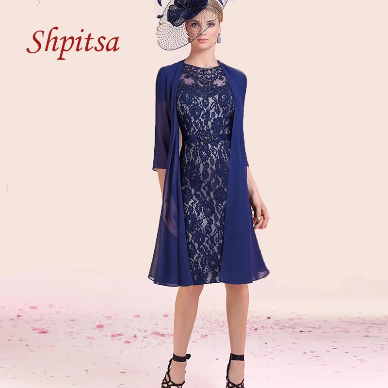 Lace Mother of the Bride Dresses with Jacket for Weddings Party Women Formal Evening Groom Gowns
Lace Mother of the Bride Dresses with Jacket for Weddings Party Women Formal Evening Groom Gowns