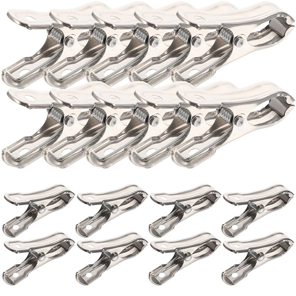 30 Pcs Blanket Clip Windproof Clothespins Garden Clips Laundry Hangers Drying Clothesline Stainless Steel Outdoor Plants
30 Pcs Blanket Clip Windproof Clothespins Garden Clips Laundry Hangers Drying Clothesline Stainless Steel Outdoor Plants