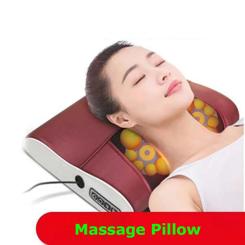 Shiatsu Back and Neck Massager 3D Kneading Deep Tissue Massage Pillow with Heat and AC Adapter for Home Office Chair Car
Shiatsu Back and Neck Massager 3D Kneading Deep Tissue Massage Pillow with Heat and AC Adapter for Home Office Chair Car