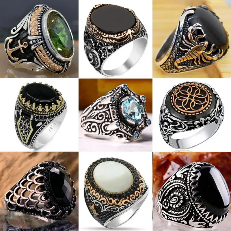 New Copper Material Inlaid Black Gemstone Men's Ring European and American Embossed Fashion Banquet Senior Diamond Jewelry
New Copper Material Inlaid Black Gemstone Men's Ring European and American Embossed Fashion Banquet Senior Diamond Jewelry