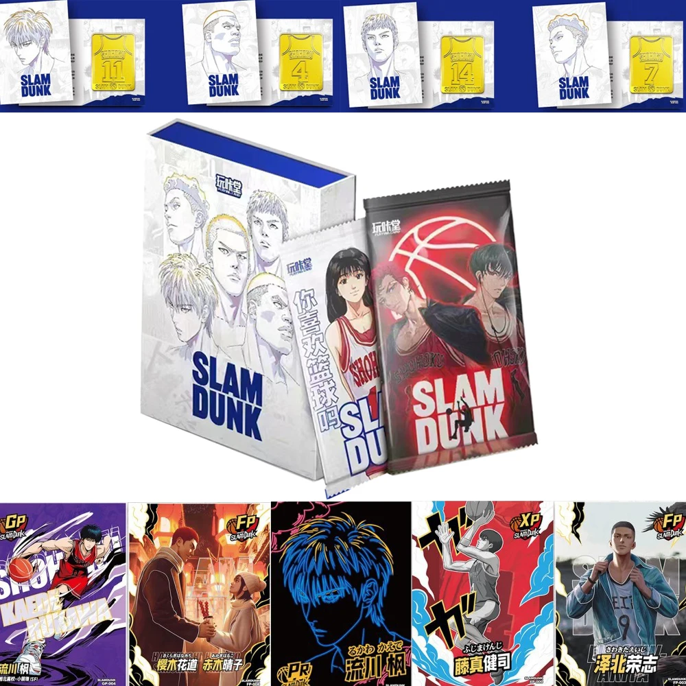 New Genuine Slam Dunk Series Card Anime Classic Character Hanamichi Sakuragi Rukawa Kaede SSR Rare Limited Collection Card Gifts
New Genuine Slam Dunk Series Card Anime Classic Character Hanamichi Sakuragi Rukawa Kaede SSR Rare Limited Collection Card Gifts