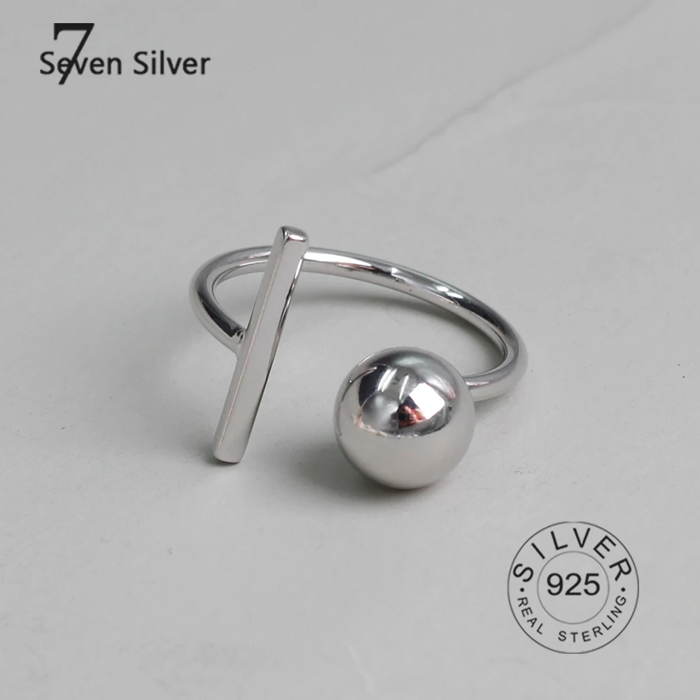 Real 925 sterling silver finger rings for women Trendy fine Jewelry open ball Adjustable Antique Rings Anillos black zircon
Real 925 sterling silver finger rings for women Trendy fine Jewelry open ball Adjustable Antique Rings Anillos black zircon