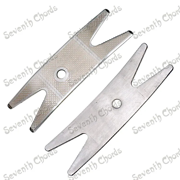 

2 Pcs Guitar Bass Stainless stee Multi-tool Spanner Wrench Knob Jack Tuner Bushing Tightening Pots Switches Jacks