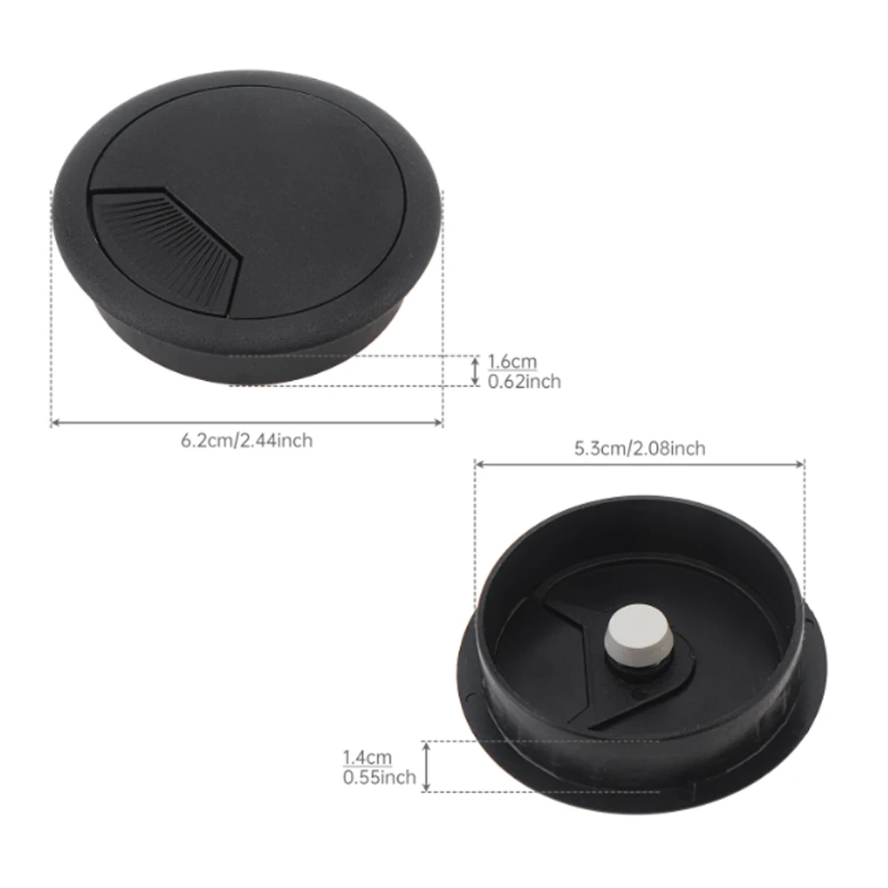 1 шт., круглая крышка отверстия для проволоки, 53 мм/60 мм, АБС-пластик, крышка отверстия для компьютерного стола для организации кабеля
1 шт., круглая крышка отверстия для проволоки, 53 мм/60 мм, АБС-пластик, крышка отверстия для компьютерного стола для организации кабеля