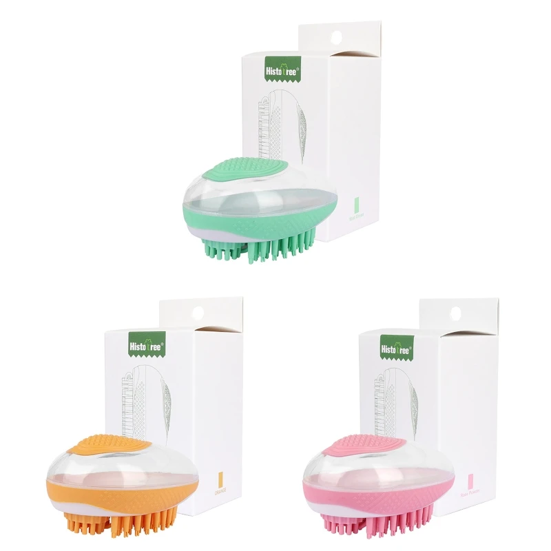 Dog Grooming Brush Cat Bath Brush Soft Bristles Massage Brush for Deshedding with Shampoo Dispenser Non Slip Design
Dog Grooming Brush Cat Bath Brush Soft Bristles Massage Brush for Deshedding with Shampoo Dispenser Non Slip Design