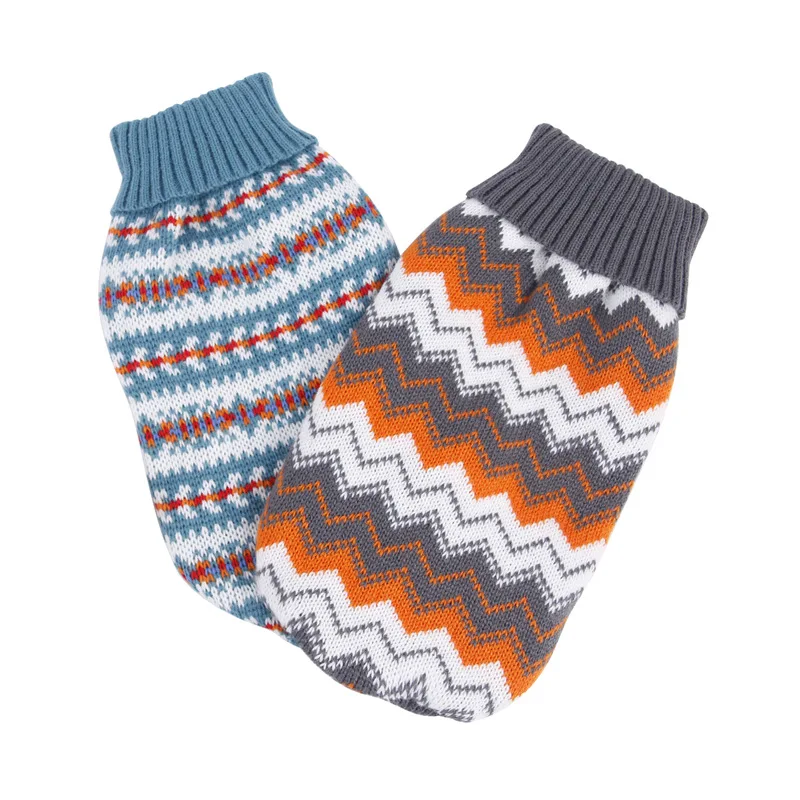 Knitted autumn and winter warm clothes for puppies and sweaters for pet dogs and cats
Knitted autumn and winter warm clothes for puppies and sweaters for pet dogs and cats