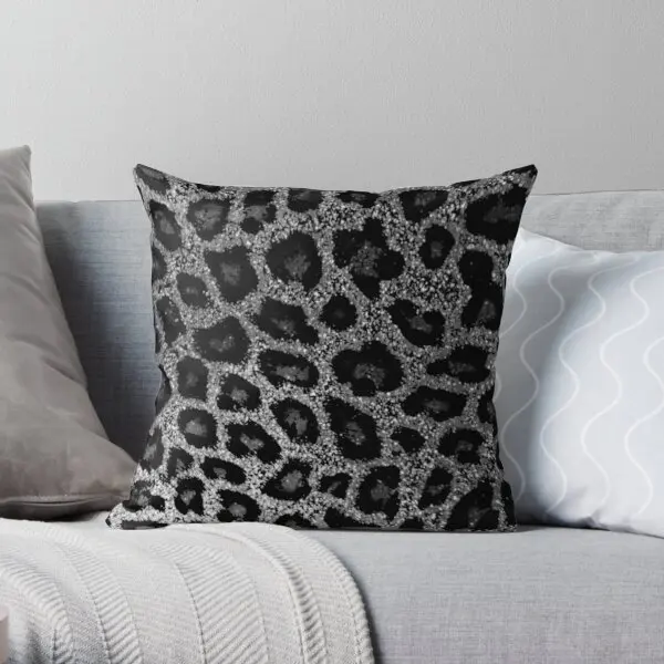 Black Silver Glitter Leopard Print Printing Throw Pillow Cover Comfort Decorative Cushion Fashion Wedding Pillows not include
Black Silver Glitter Leopard Print Printing Throw Pillow Cover Comfort Decorative Cushion Fashion Wedding Pillows not include