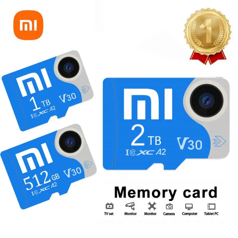 Original Xiaomi Micro U3 SD Card 2TB 1TB SDHC 512GB SDXC Class 10 Flash Memory Card C10 Micro TF SD Card With Adapte
Original Xiaomi Micro U3 SD Card 2TB 1TB SDHC 512GB SDXC Class 10 Flash Memory Card C10 Micro TF SD Card With Adapte