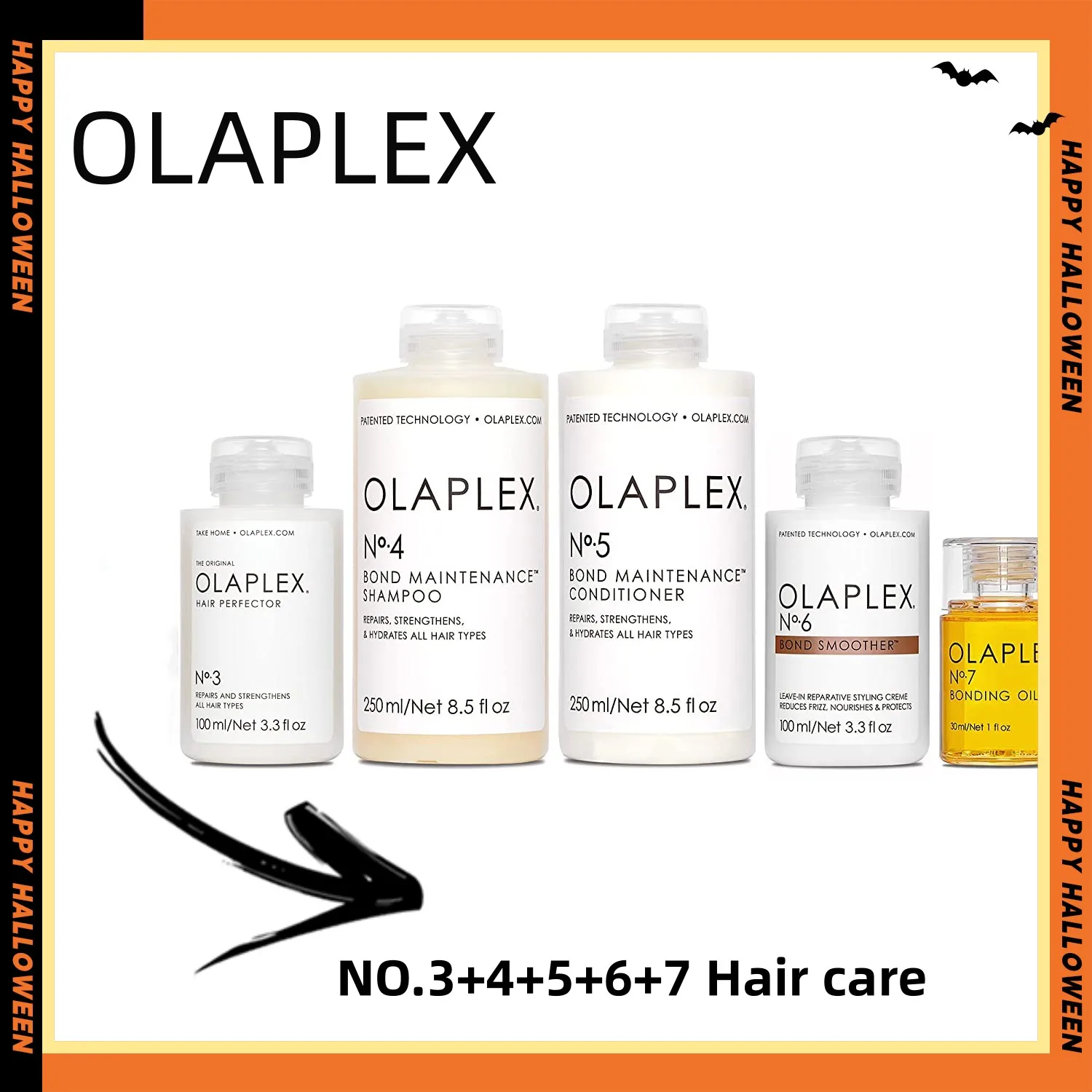 

1 шт. Olaplex No.3/4/5/6 & No.7 Набор Уход за волосами окрашивание эфирным маслом поврежденная мягкая противотемпературная маска для волос шампунь для красоты здоровья