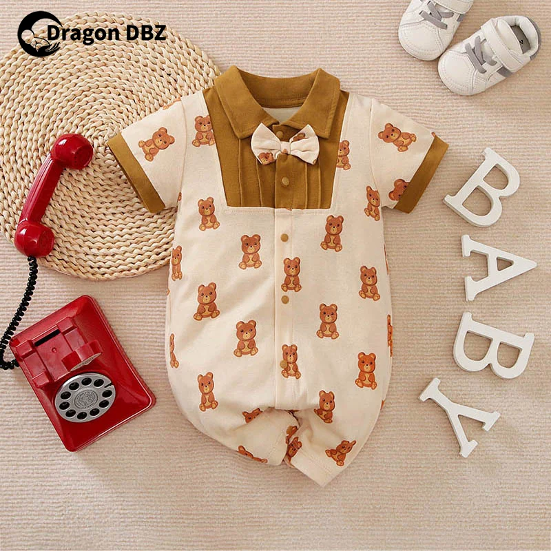 2023 Bear Newborn Baby Boy Clothes 0 To 18 Months Costume Summer Infants Romper Jumpsuit Kids Bodysuits One Piece Body Suit
2023 Bear Newborn Baby Boy Clothes 0 To 18 Months Costume Summer Infants Romper Jumpsuit Kids Bodysuits One Piece Body Suit