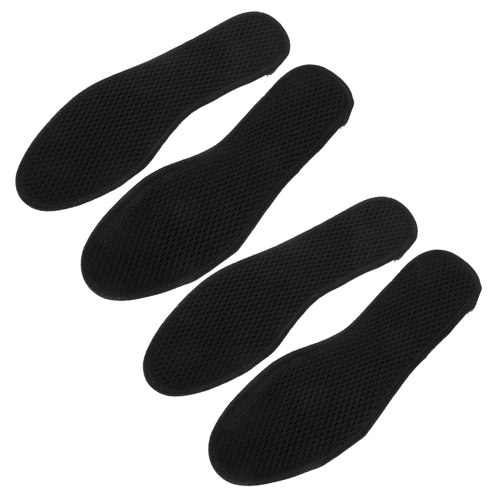 

Charcoal Shoe Insoles Mesh Insoles Sweat Absorbent Anti Odor Shoe Inserts Pads Deodorant for Men Sports Running Black 2 Pairs