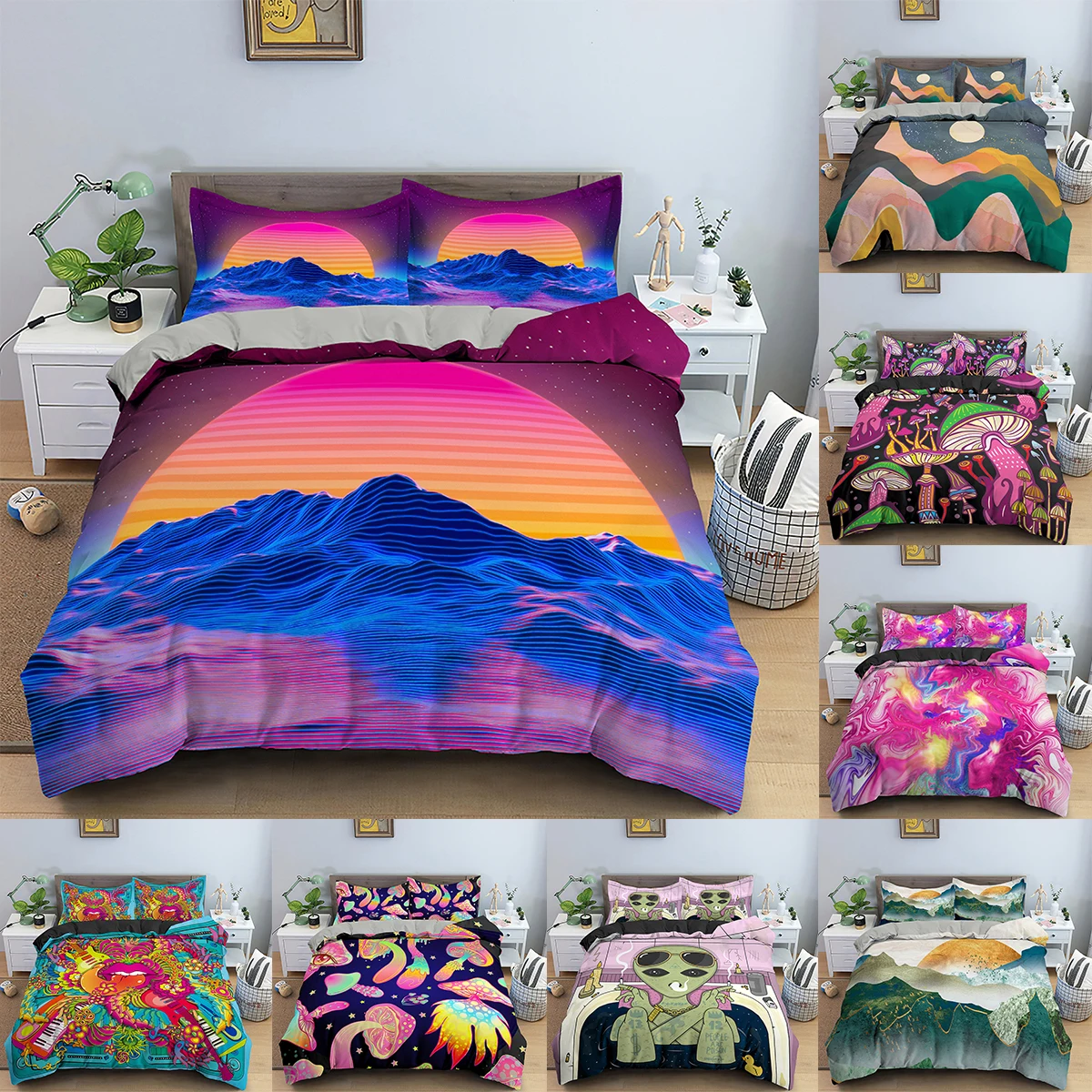 3D Duvet Cover Luxury Bedding Set King Queen Size Quilt Duvet Cover Sets Comfortable Bedclothes Quilt Cover With Pillowcases
3D Duvet Cover Luxury Bedding Set King Queen Size Quilt Duvet Cover Sets Comfortable Bedclothes Quilt Cover With Pillowcases