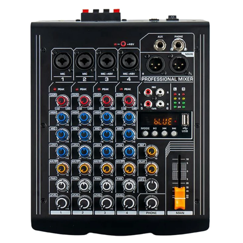 Hot 6-Channel Mixer Home 48V Power Supply Bluetooth Player Amplifier Mixer Stereo Sound Card Audio Mixer Sound Board
Hot 6-Channel Mixer Home 48V Power Supply Bluetooth Player Amplifier Mixer Stereo Sound Card Audio Mixer Sound Board