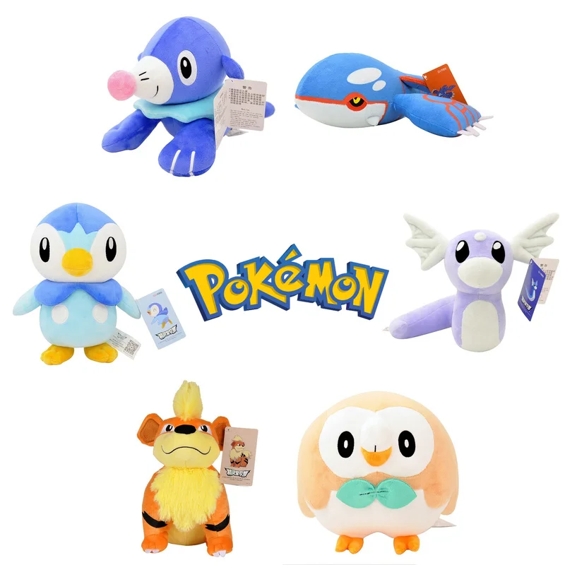TAKARA TOMY Pokemon Plush Popplio Stuffed Toy Anime Plush Pillow Kyogre Rowlet Piplup Growlithe Decor Doll Xmas Gift Toy for Kid
TAKARA TOMY Pokemon Plush Popplio Stuffed Toy Anime Plush Pillow Kyogre Rowlet Piplup Growlithe Decor Doll Xmas Gift Toy for Kid